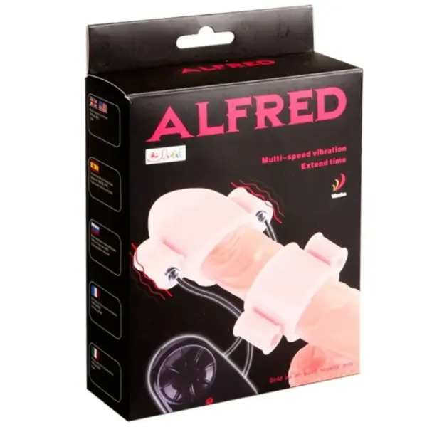 Alfred - Fundas vibradoras para pene con mando control remoto - Imagen 7