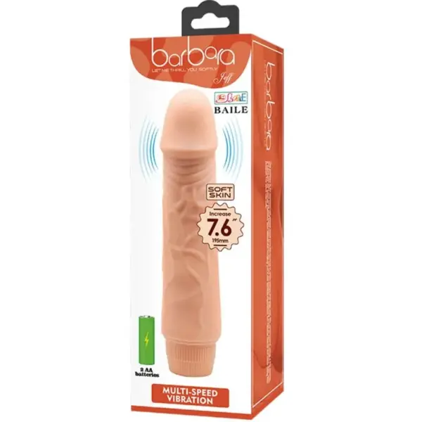 BAILE - BARBARA VIBRADOR REALÍSTICO 20 CM - Imagen 8