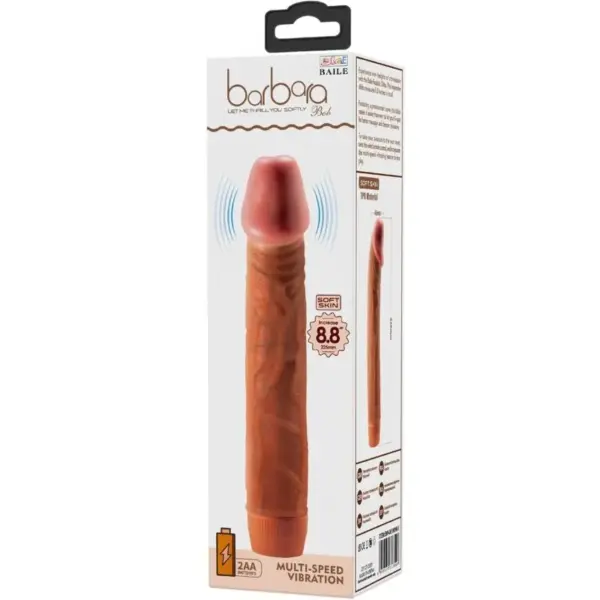 BAILE - Vibrador Realístico 22.5 cm Mulato para Placer Infinito - Imagen 6