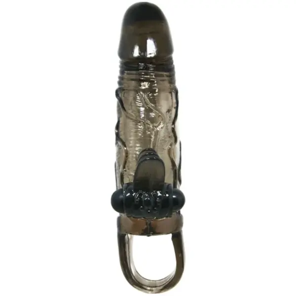 Brave Man - Funda pene anal y clítoris vibrador 16.5 cm negro - Imagen 2