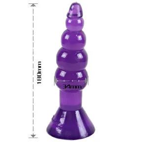 BAILE - Climax Happens Plug Anal 17 cm en Lila