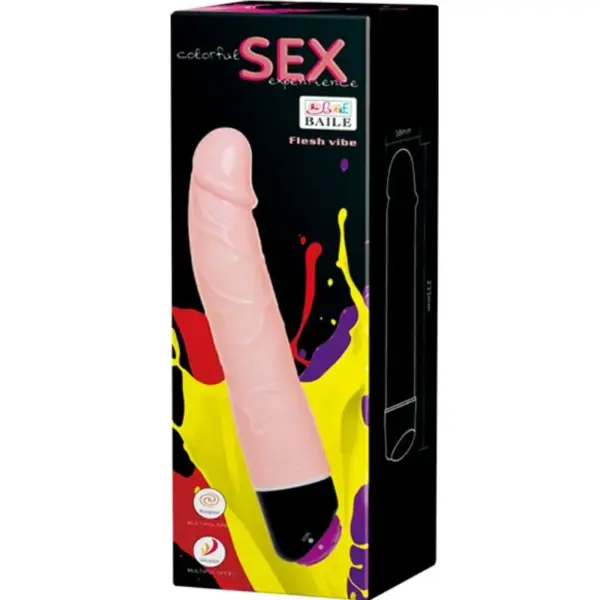 BAILE - Colorful Sex Vibrador con Rotación 24 cm para Placer Infinito - Imagen 8