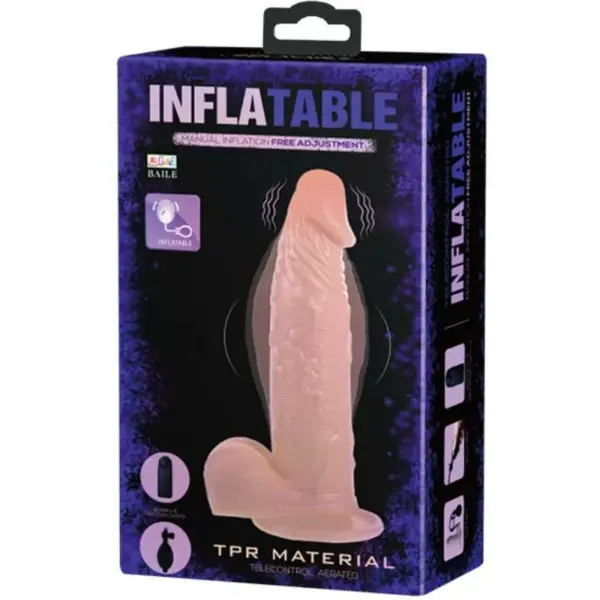 BAILE - DILDO REALÍSTICO VIBRADOR E INFLABLE - Imagen 8