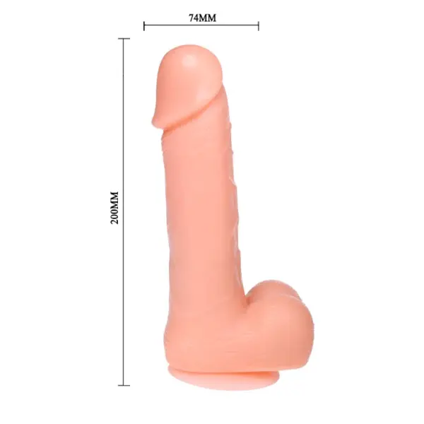 BAILE - Dong Dildo Realístico con Vibración y Rotación 20 cm - Imagen 6