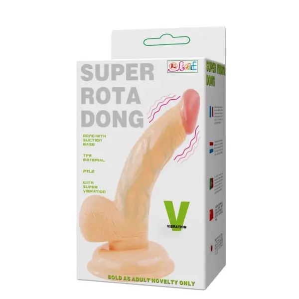 Super Rota Dong - Dildo Realista con Succión Fuerte - Imagen 9