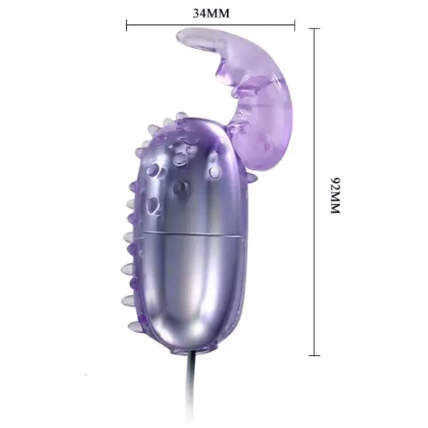 Baile - Super Vibrador Huevo Vibrador con Estimulador - Imagen 3