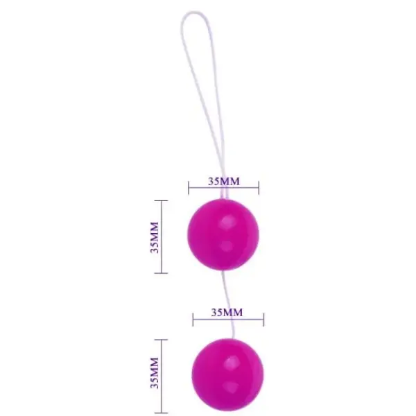 BAILE - Twins Balls Bolas Chinas Lila Unisex - Imagen 2