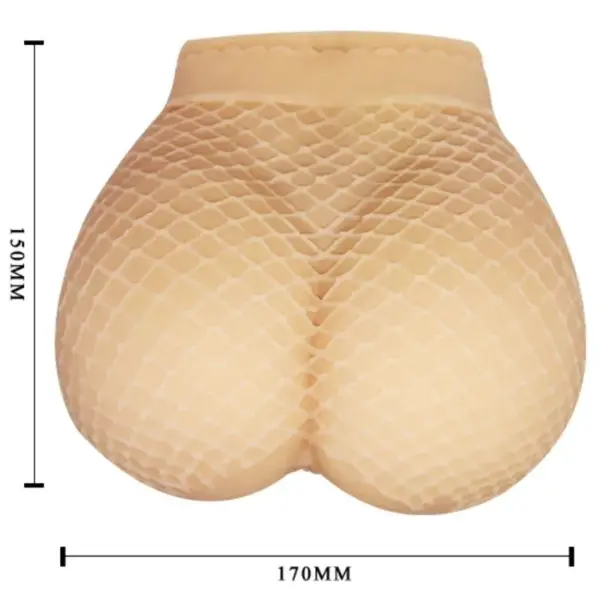 Baile - Vagina y Ano Realísticos con Malla y Vibración - Imagen 8