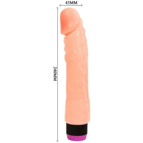BAILE - Vibrador Realístico Flexible Natural de 24 cm - Imagen 5