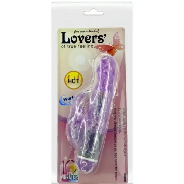 Pretty Love - Vibrador rabbit con licking morado - Imagen 2