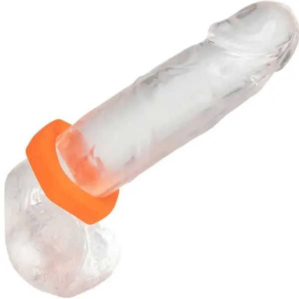 CalExotics - Alpha Anillo Prolong Sexgono Naranja para Placer Extendido - Imagen 8