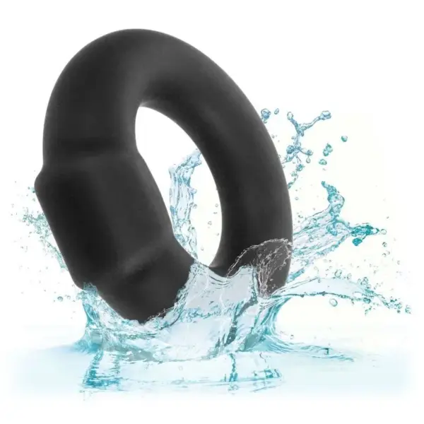 Calexotics - Anillo Óptimo de Silicona Líquida Negra para Placer Superior - Imagen 5
