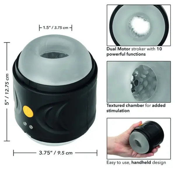 CalExotics - Boundless Masturbador Doble Motor para Placer Sin Fin - Imagen 9