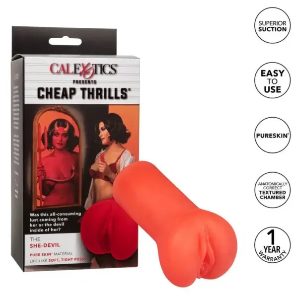 CALEXOTICS - Cheap Thrills The She Devil Stroker - Imagen 5