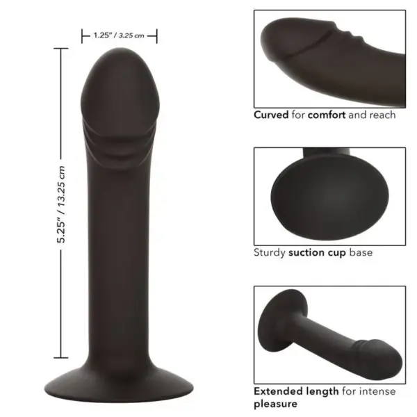 CALEXOTICS - Semental Anal Curvado de Silicona para Placer Anterior - Imagen 4