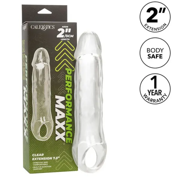 CalExotics - Performance Maxx Extensión Clara 7,5 Transparente - Imagen 2