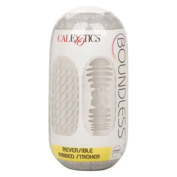 CALEXOTICS - Reversible Ribbed Stroker para Placer Sin Límites - Imagen 10