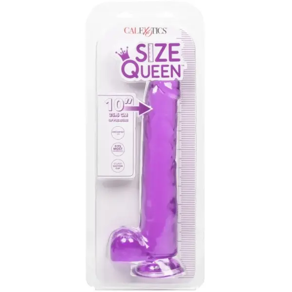 CALEXOTICS - Size Queen Dildo Lila 25.5 cm: Placer Sin Límites - Imagen 7
