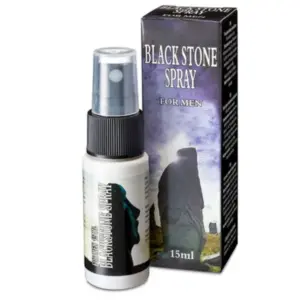 COBECO - Black Stone Spray Retardante para el Hombre 15ML - Controla tu Placer