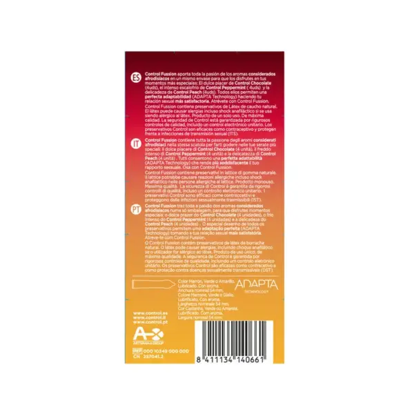 CONTROL - FUSSION PRESERVATIVOS 12 UNIDADES: Aromas Afrodisíacos para Tu Placer - Imagen 2