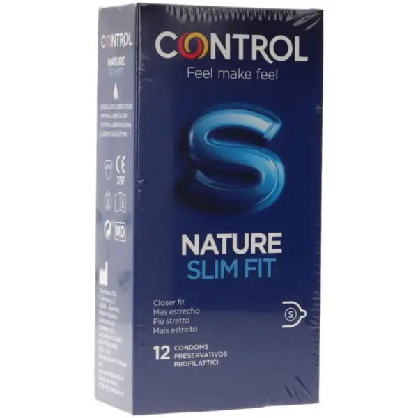Control - Nature Slim Fit 12 Unidades: Preservativos Ultrafinos para una Sensación Natural