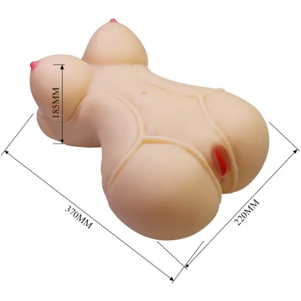 CRAZY BULL - Diana Torso Femenino Realista Vagina y Anal 5 kg - Imagen 8