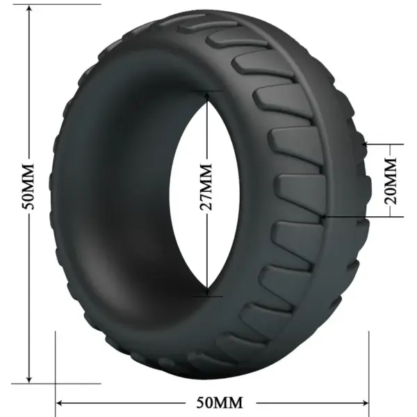 Crazy Bull - Dilson Anillo Silicona Modelo 3 para Placer Masculino - Imagen 6