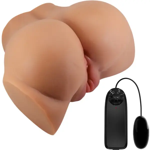 CRAZY BULL - Emilia Trasero Vibrador con Vagina y Ano Realístico Natural Control Remoto - Imagen 2