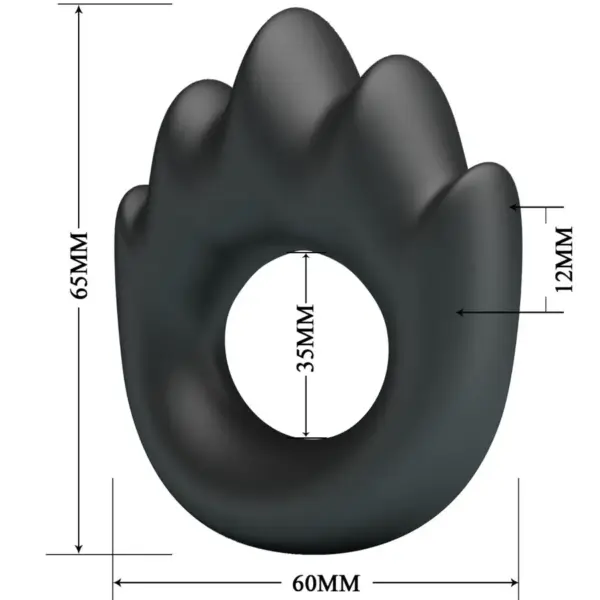 Crazy Bull - Anillo de Silicona Habert Modelo 13 para Placer Masculino - Imagen 6