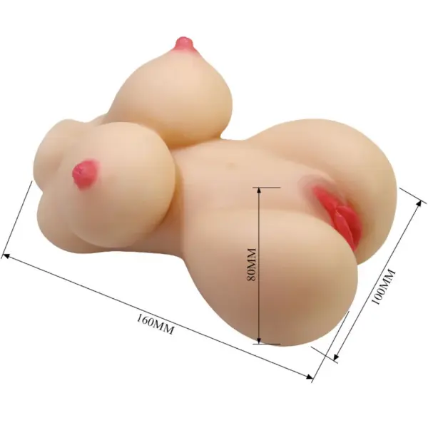 CRAZY BULL - Herta Mini Torso Femenino Realista Vagina 497 g - Imagen 8