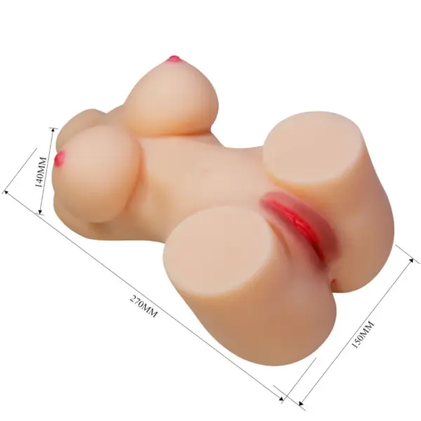 CRAZY BULL - Hetty Torso Femenino Realista Vagina y Anal - Imagen 8