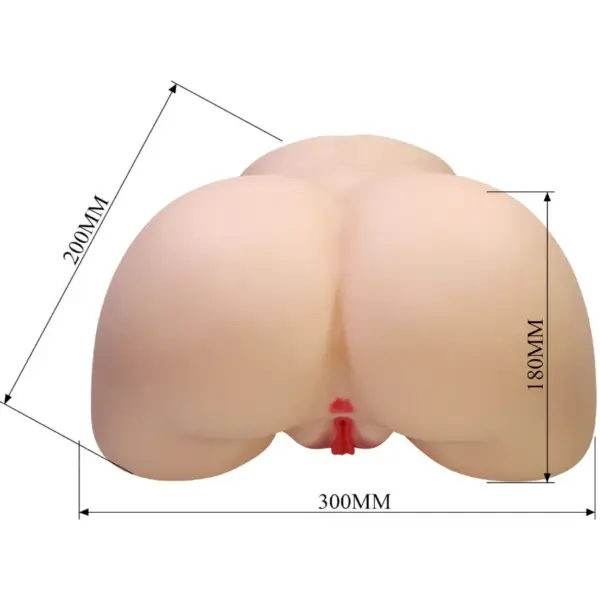 CRAZY BULL - Olivia Trasero Femenino Realista Vagina y Anal 5.5 kg - Imagen 8