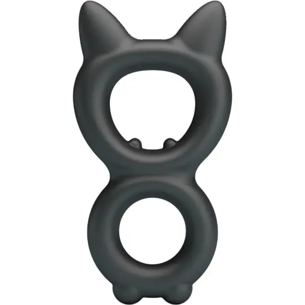Crazy Bull - Toran Anillo Doble Silicona Modelo 20 para Placer Masculino - Imagen 2