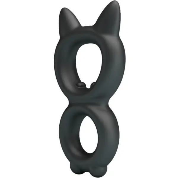 Crazy Bull - Toran Anillo Doble Silicona Modelo 20 para Placer Masculino - Imagen 3