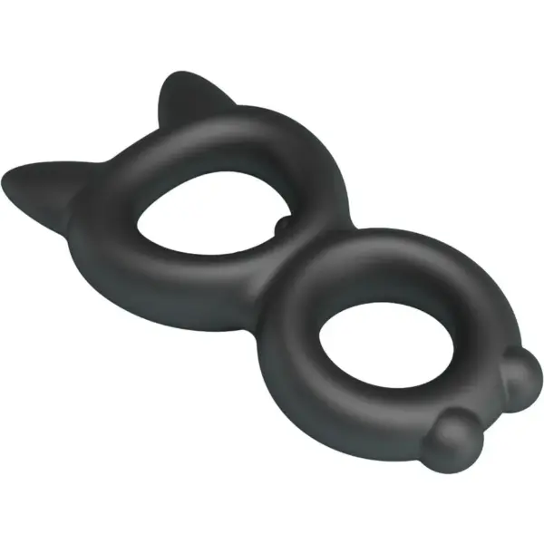 Crazy Bull - Toran Anillo Doble Silicona Modelo 20 para Placer Masculino - Imagen 4