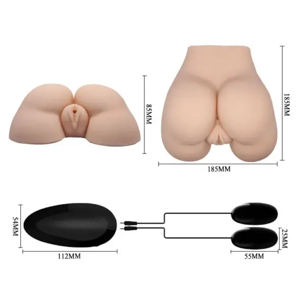 CRAZY BULL - VAGINA Y ANO REALÍSTICOS CON VIBRACIÓN POSICIÓN 5 - Imagen 14