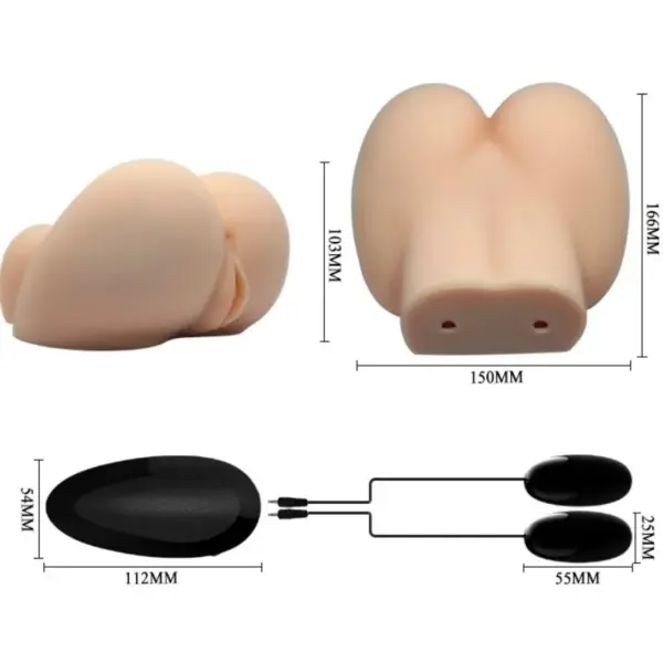 Crazy Bull - Vagina y Ano Realísticos con Vibración Posición 6 - Imagen 11
