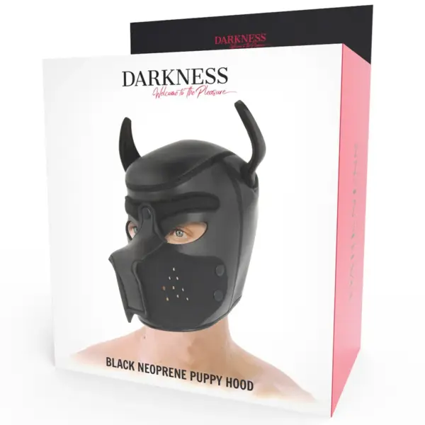DARKNESS - Máscara perro de neopreno con hocico extraíble M - Imagen 6