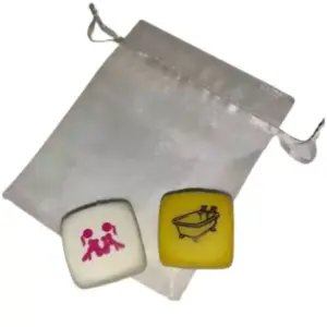 Diablo Picante - Juego de 2 Dados Kamasutra para Chicas con Postura y Lugar