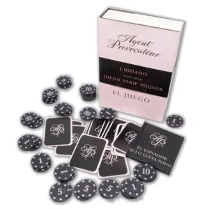 Diablo Picante - Juego Strip Póker Cartas y Tokens