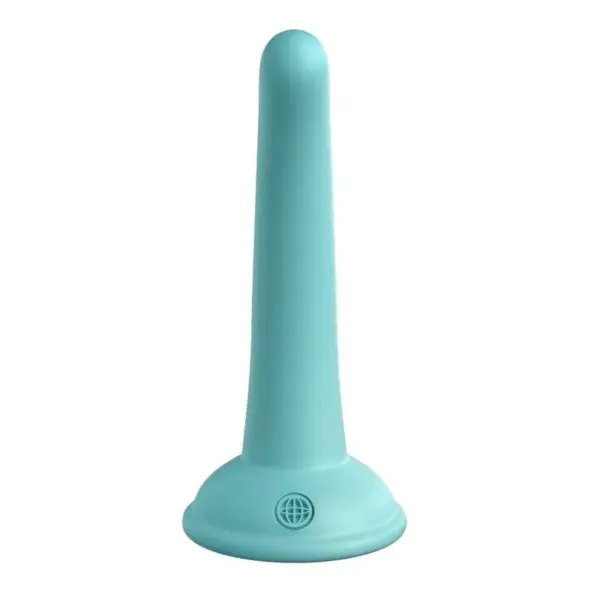 DILLIO - Dildo de silicona curada con platino de 12,7 cm en color verde - Imagen 3
