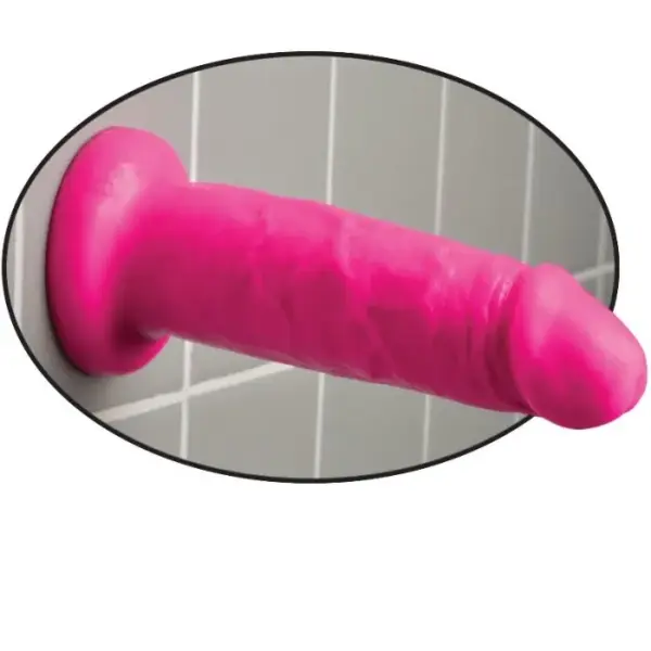 DILLIO - Dildo con Ventosa Chub 15.2 cm Rosa - Imagen 3
