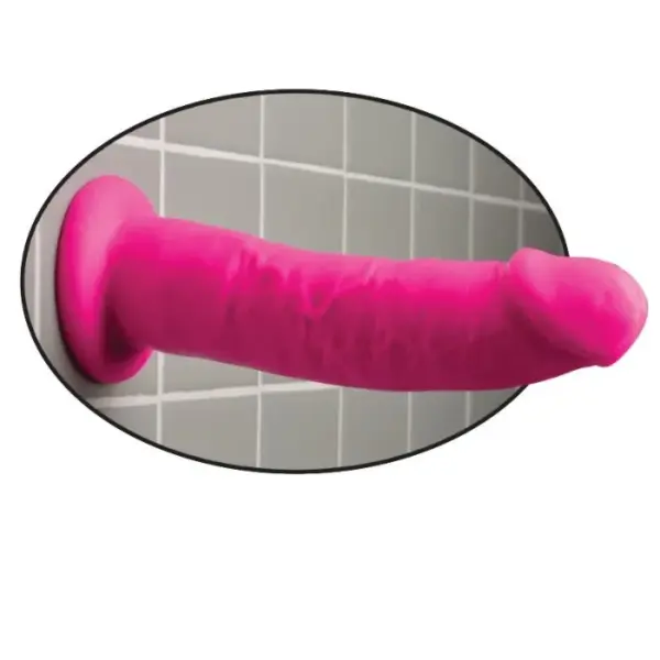 Dillio - Dildo con Ventosa Rosa 22.9 cm para Placer Inigualable - Imagen 3