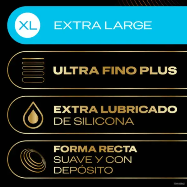 DUREX - Conexión Total XL Ultra Fino Plus Sin Látex 10 Unidades - Imagen 3