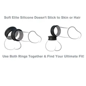 Fantasy C-Ringz - Anillas Silicona Max Width para Placer Masculino