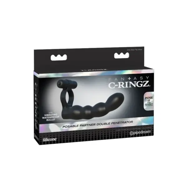 Fantasy C-Ringz - Anillo doble penetración posable para una experiencia única - Imagen 7