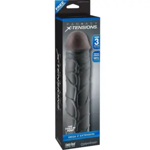 FANTASY X-TENSIONS - Mega 3 Extensión Negro para el Pene