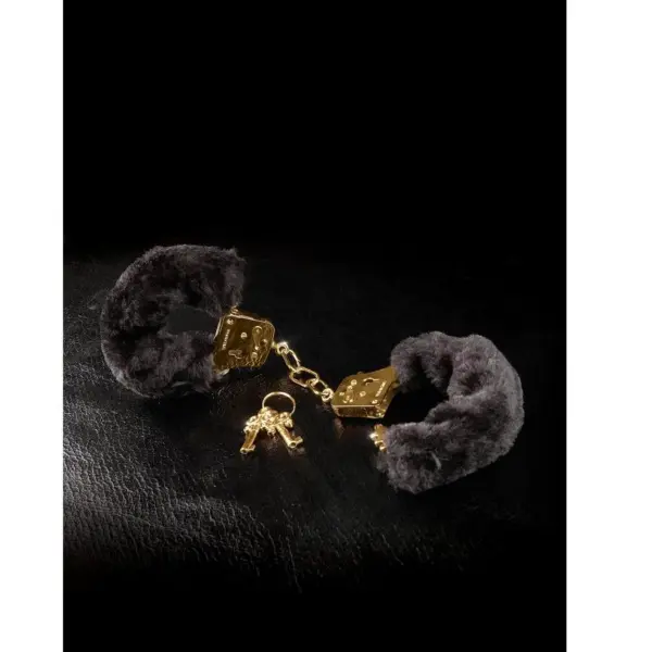 Fetish Fantasy Gold - Esposas de Peluche Elegantes y Confortables - Imagen 3