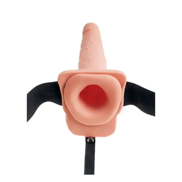 Fetish Fantasy - Arnés ajustable con pene realístico y testículos squirting 19 cm - Imagen 2