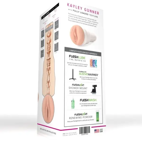 Fleshlight - Kayley Gunner Masturbador Vagina Realista - Imagen 6